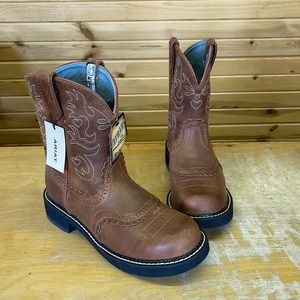 Women’s western 8” fatbaby saddle boots